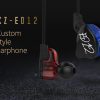 KZ รุ่น ED12 (มีไมค์) หูฟังไดนามิค ไดรเวอร์ ถอดเปลี่ยนสายได้ ประกัน 6 เดือน รูปทรง in ear monitor (IME) เสียงดี มิติครบ KZ ED12 Dynamic Driver Microphone