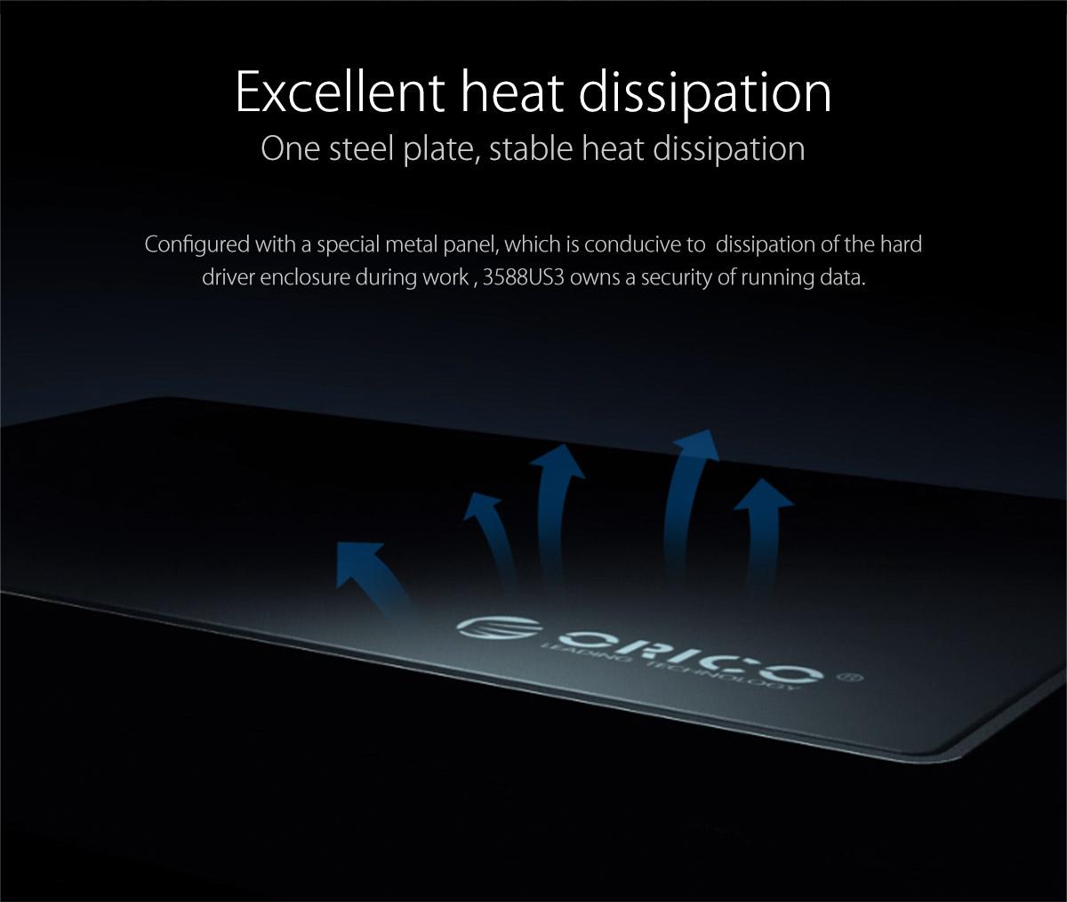 กล่องใส่ HDD Orico 3588US3 SATA 2.5/3.5นิ้ว USB3.0 (5Gbps) Hard disk