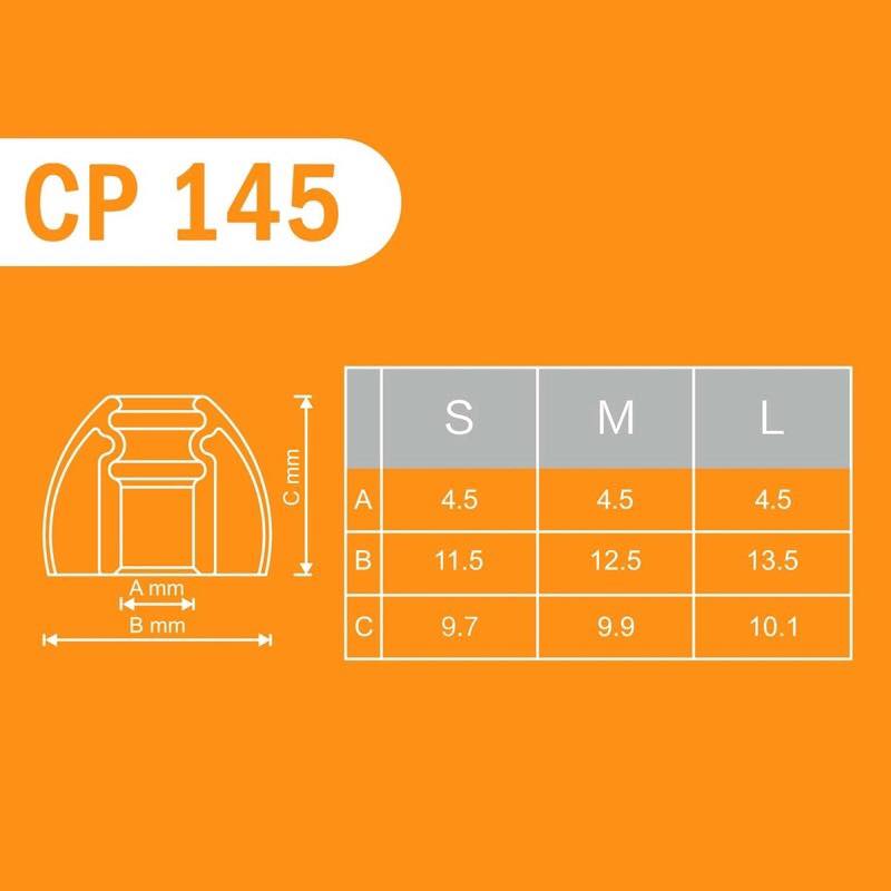 (1คู่) SpinFit CP145 “ใหม่ล่าสุด 2018” (สีขาว/เขียว Size S 11.5mm) จุกหูฟังอัพเกรด เสียงเบสแน่นขึ้น และเสียงแหลมดีขึ้น จุกหูฟังสำหรับหูฟังแบบสอดหู In Ear Monitor (IEM)