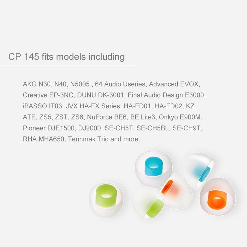 (1คู่) SpinFit CP145 “ใหม่ล่าสุด 2018” (สีขาว/เขียว Size S 11.5mm) จุกหูฟังอัพเกรด เสียงเบสแน่นขึ้น และเสียงแหลมดีขึ้น จุกหูฟังสำหรับหูฟังแบบสอดหู In Ear Monitor (IEM)